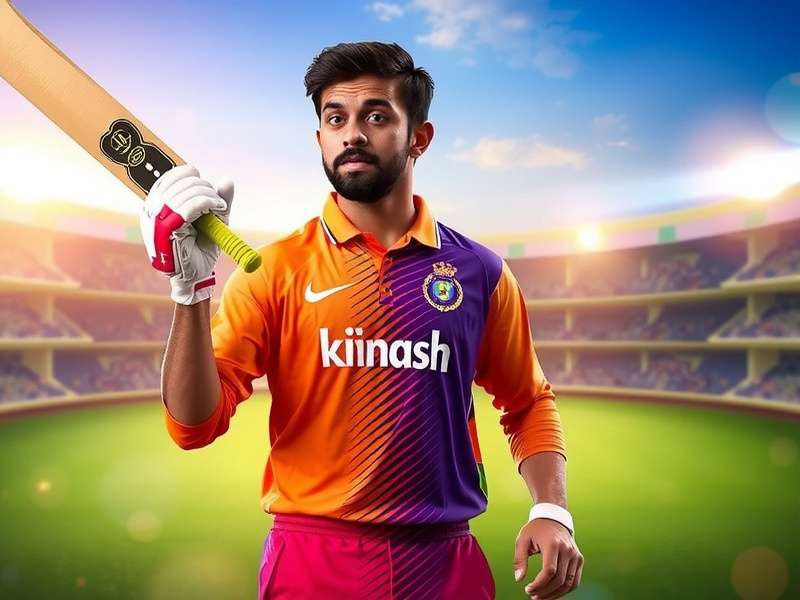 Professional poker player at a table with chips and cards