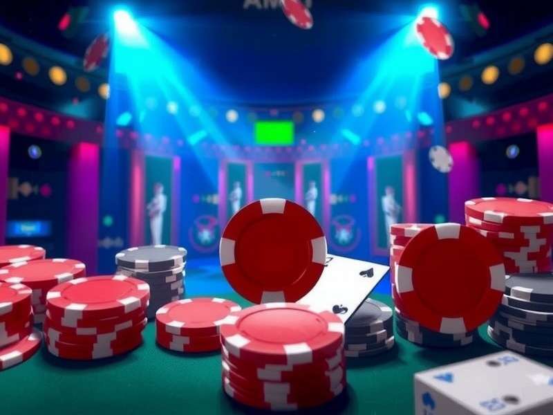 Professional poker player analyzing hand history on multiple screens