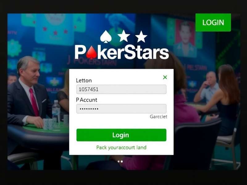 PokerStars Login My Account dashboard interface for Indian players
